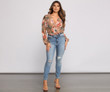 Sweet And Stylish Floral Bodysuit