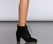 Lace It Up Heeled Booties