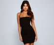 Sultry Glamour Mini Dress