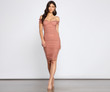 Sweet And Sultry Vibes Mesh Midi Dress