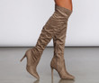 Stop And Stare Thigh High Stiletto Boots