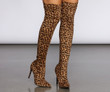 Thigh High Leopard Stilettos