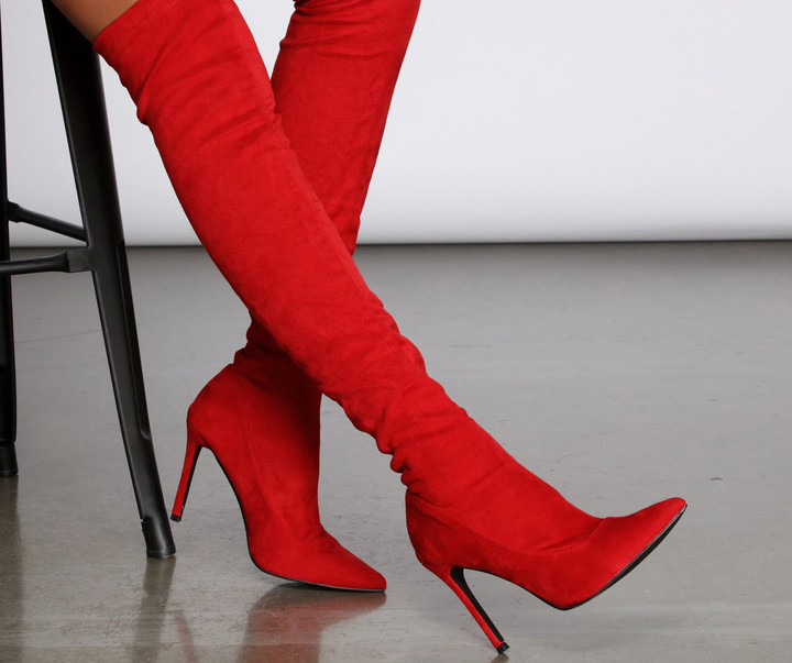 They Call It Love Thigh High Stiletto Boots