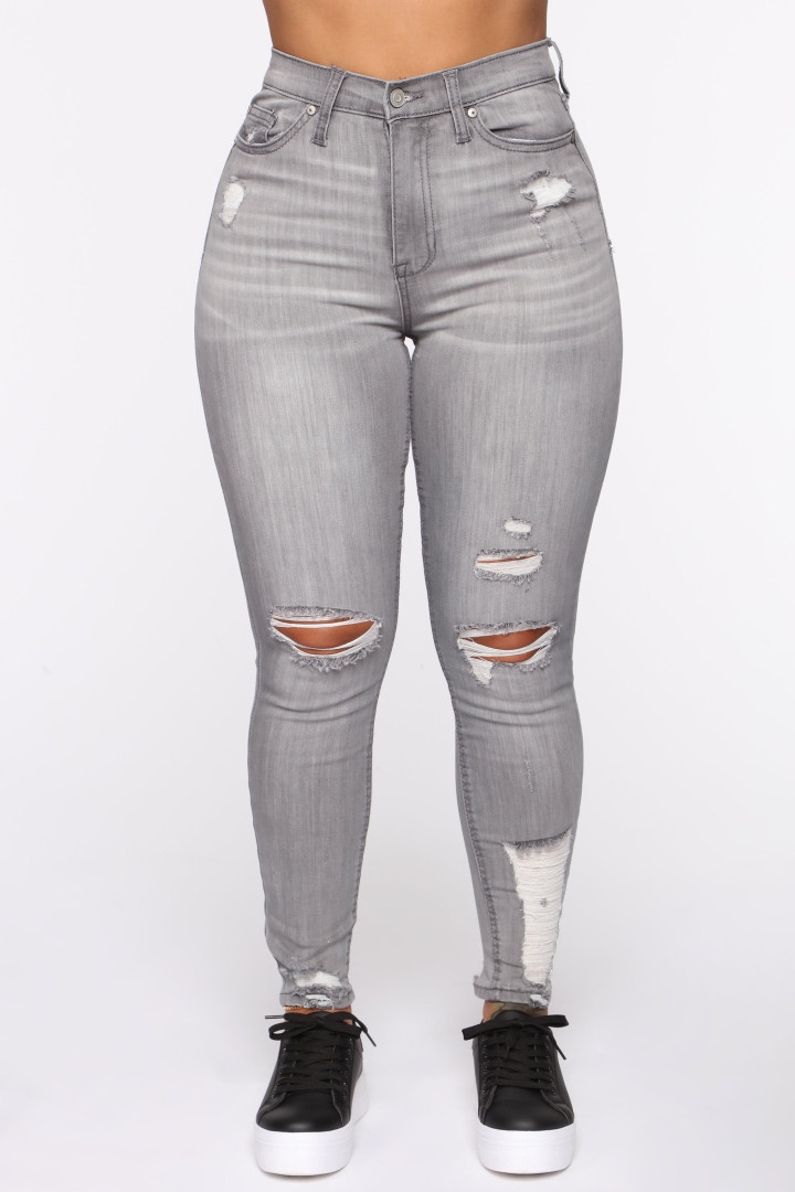 Mysterious Gal Jeans - Grey