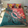 Vanuatu Paisley Turtle Tropical Flower Bedding Set Bedroom Decor