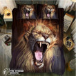 Default Angry Lion 3D Duvet Cover Bedding Set