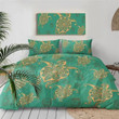 Green Turtles Comfortable Bedding Set Home Decor