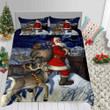 Polar Bear Christmas Printed Bedding Set Bedroom Decor