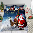 Polar Bear Christmas Printed Bedding Set Bedroom Decor