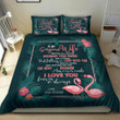 To My Wife Flamingo Love You Always And Forever Bedding Set Bedroom Decor