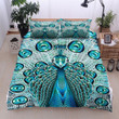 Peacock Cotton Bed Sheets Spread Comforter Duvet Cover Bedding Sets