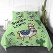 Super Llama Cotton Bed Sheets Spread Comforter Duvet Cover Bedding Sets