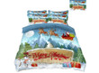 Reindeer Pull Santas Sleigh And Snowman Clh2210203B Bedding Sets