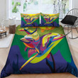 Dolphin Colorful Printed Bedding Set Bedroom Decor