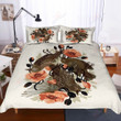Bird And Flower Printed Bedding Set Bedroom Decor