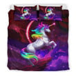 Unicorn With Rainbow Mane Bedding Set Bedroom Decor