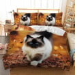 Yellow Animal Cat 3D Bedding Set Bedroom Decor