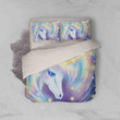 3D Color Unicorn Comfortable Bedding Set Bedroom Decor