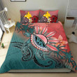 Papua New Guinea Paisley Turtle Tropical Flower Bedding Set Bedroom Decor