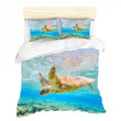 3D Blue Sea Turtle Bedding Set Bedroom Decor