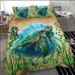 Oceanic Animals Sea Turtle Deep Sea Bedding Set Bedroom Decor