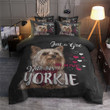 Just A Girl In Love With Her Yorkie Throw Nt0701450B Bedding Sets