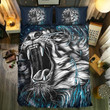 Blue Roaring Tiger Bedding Set Bedroom Decor