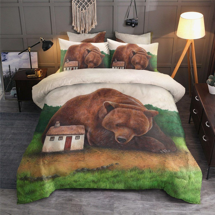 Bear Nn0709009T Cotton Bed Sheets Spread Comforter Duvet Cover Bedding Sets