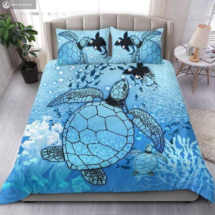 The Turtles Swim Under The Sea Bedding Set Bedroom Decor