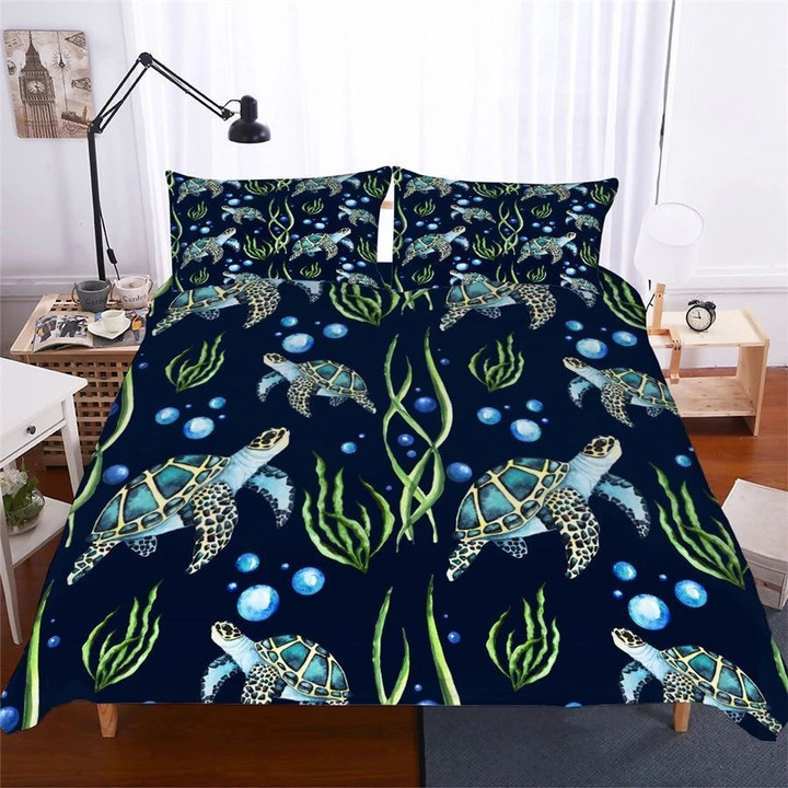 Seaweed And Turtles Bliss Clh2211556B Bedding Sets