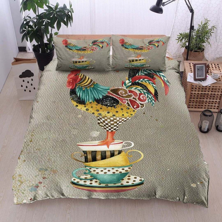 Rooster And Tea Cups Hn07100182B Bedding Sets