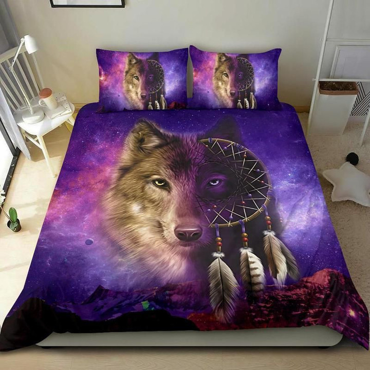 Dreamcatcher Wolf Cl04120107Mdb Bedding Sets
