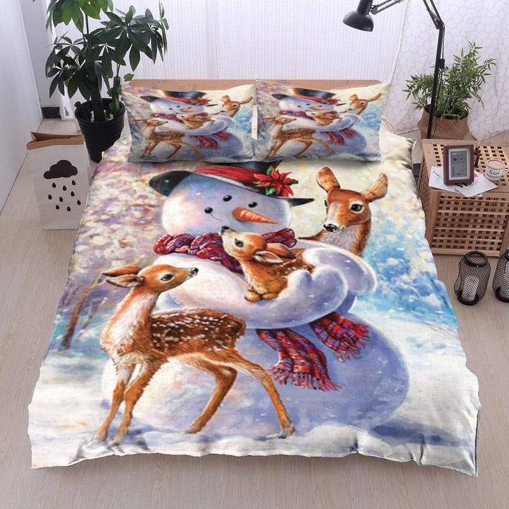 Snowman Deer Hn0211256B Bedding Sets