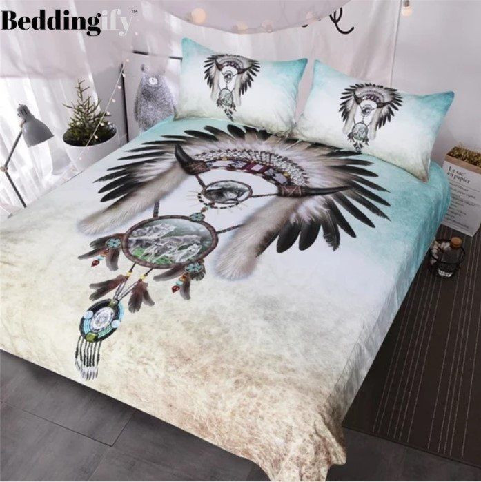 Wolf Dreamcatcher Clh1410428B Bedding Sets