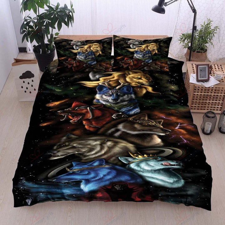 Wolves Wild And Free Bedding Set Bedroom Decor