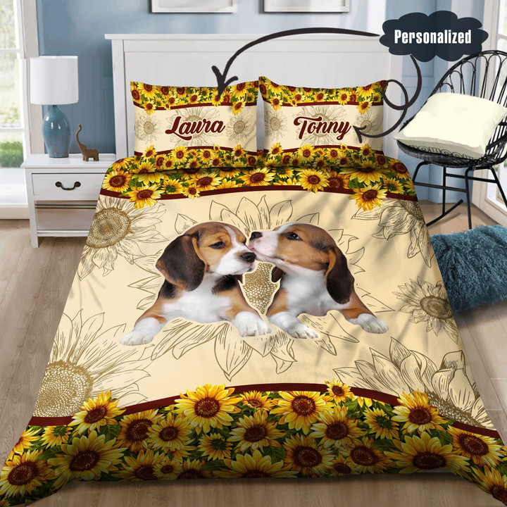 Beagle Personalized Bedding Set Hhh060607Nt