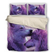 Purple Wolf Bedding Set All Over Prints