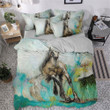 Horse Tn050939 Cotton Bed Sheets Spread Comforter Duvet Cover Bedding Sets