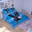 Flying Eagle Blue Bedding Set Bedroom Decor