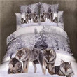 Wolf Design Vikings Bedding Set Bedroom Decor