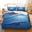 3D Blue Shark Sea Ocean Bedding Set Bedroom Decor