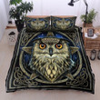 Celtic Owl Printed Bedding Set Bedroom Decor