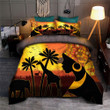 African Woman Sunrise Animal Printed Bedding Set Bedroom Decor