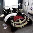 Red Shark Anchor Printed Bedding Set Bedroom Decor