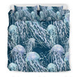 Jellyfish Ocean Life Printed Bedding Set Bedroom Decor