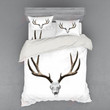 Deer Skull Printed Bedding Set Bedroom Decor
