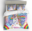 Colourful Unicorn Bedding Set Duvet / Doona Cover