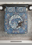 Blue Mandala Elephant Vintage Printed Bedding Set Bedroom Decor