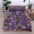 Textured Turtle Purple Printed Bedding Set Bedroom Decor