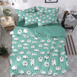 Sheep Nn160964T Cotton Bed Sheets Spread Comforter Duvet Cover Bedding Sets